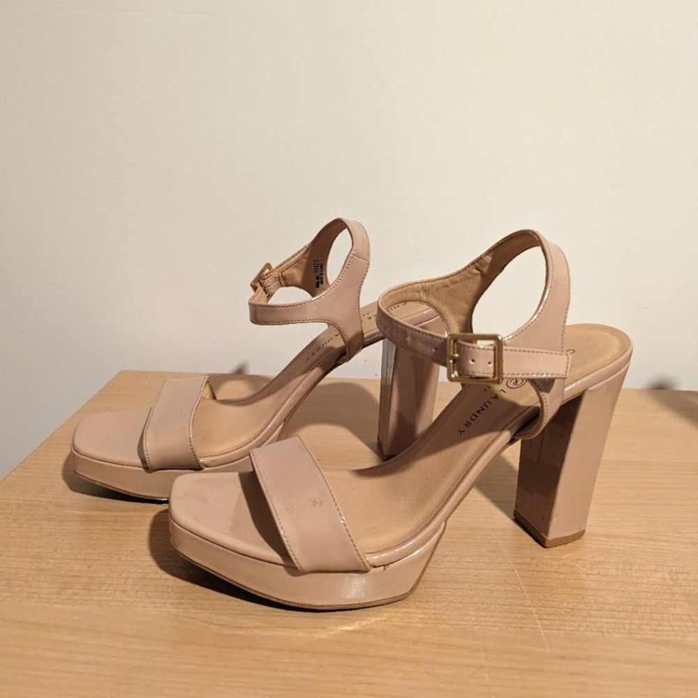 Platform Heels - Chinese Laundry Alanah - Size 11 - Beige